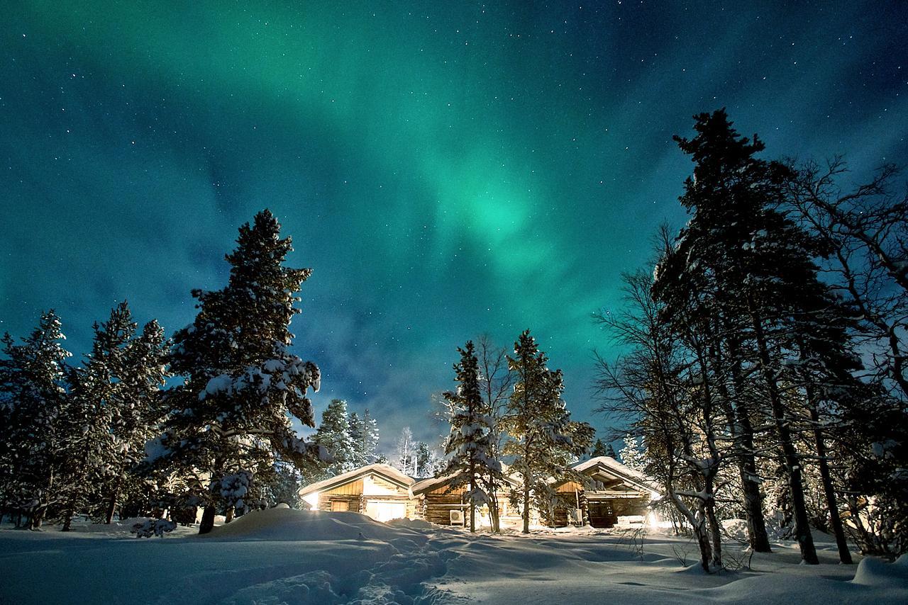 Polar Aurora Cabins ساريسيلكا المظهر الخارجي الصورة